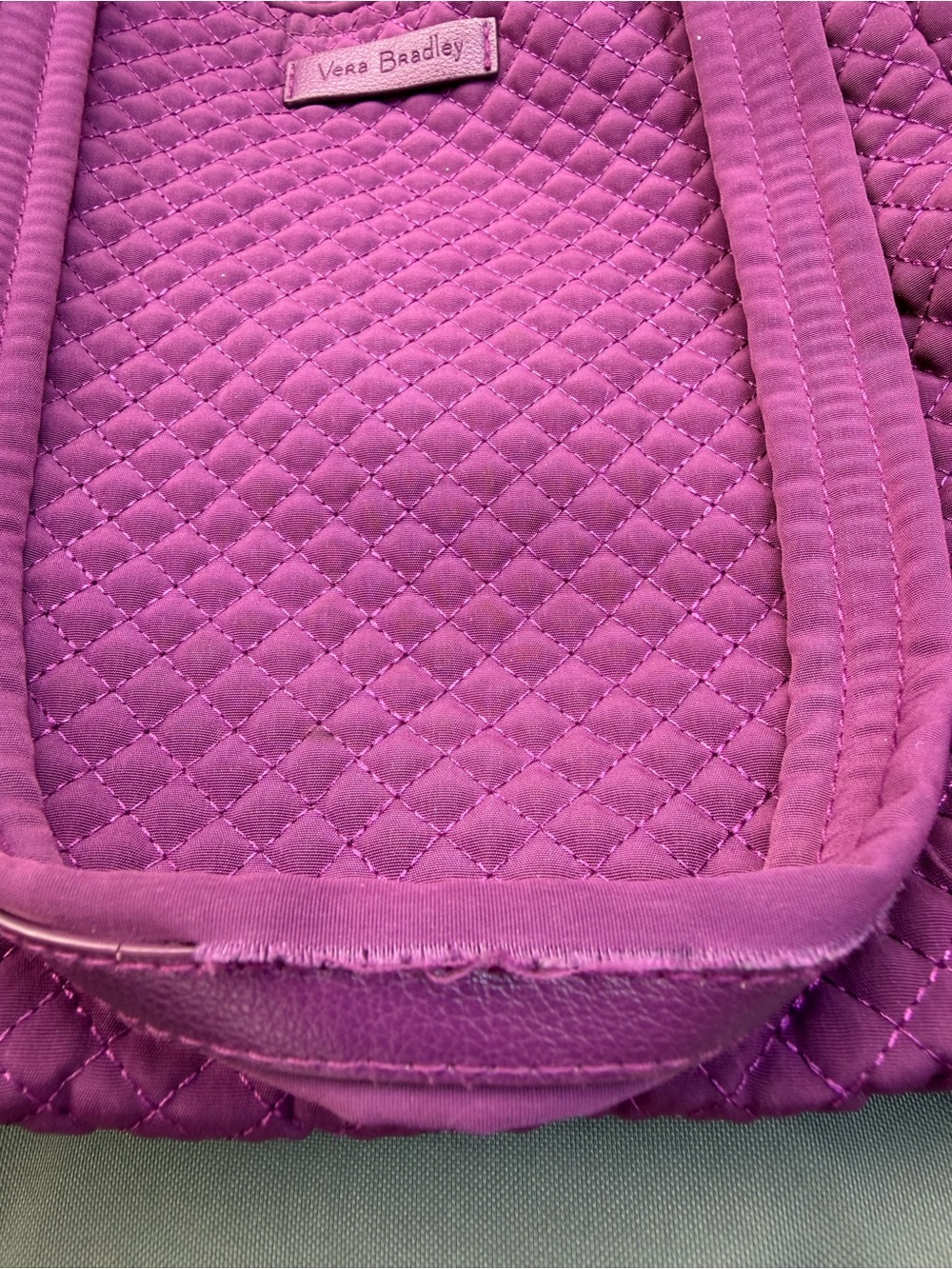 Vera Bradley Quilted Tote Set in Red, Blue, Purple & Black - Picture 3 of 5